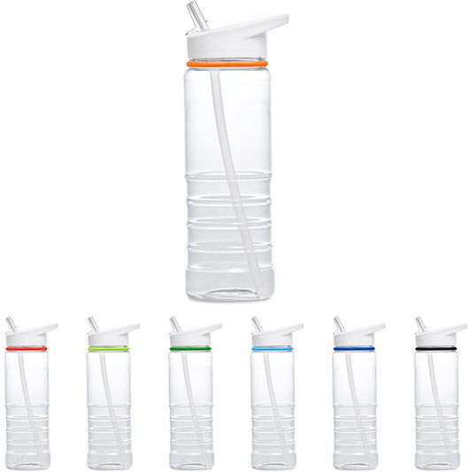 Hydro Plastic Water Bottle - 750ml with Flip - Top Lid - Brand your company Logo! Get a quote - Promo Lingo