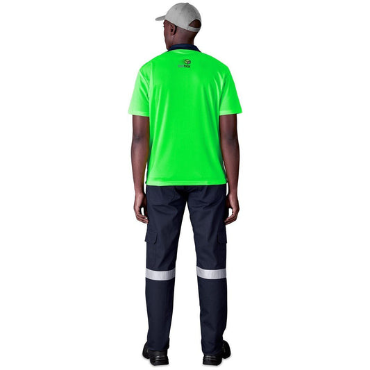 Inspector Two - Tone Hi - Viz Golf Shirt - Brand your company Logo! Get a quote - Promo Lingo