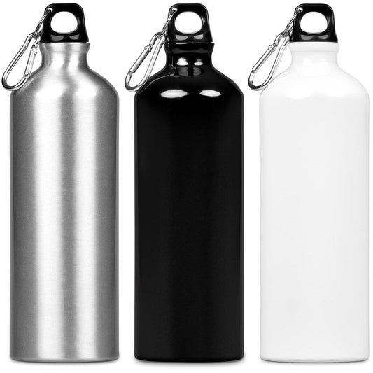 Katana Aluminium Water Bottle - 1 Litre Capacity Choice - Brand your company Logo! Get a quote - Promo Lingo