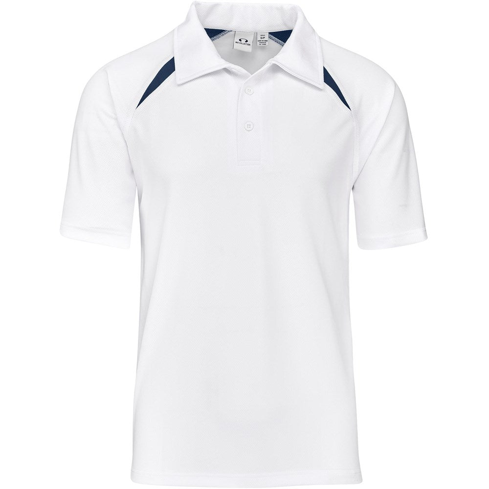 Kids Splice Golf Shirt - White - Brand your company Logo! Get a quote - Promo Lingo