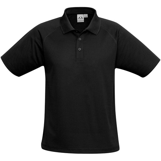 Kids Sprint Golf Shirt - Black - Brand your company Logo! Get a quote - Promo Lingo