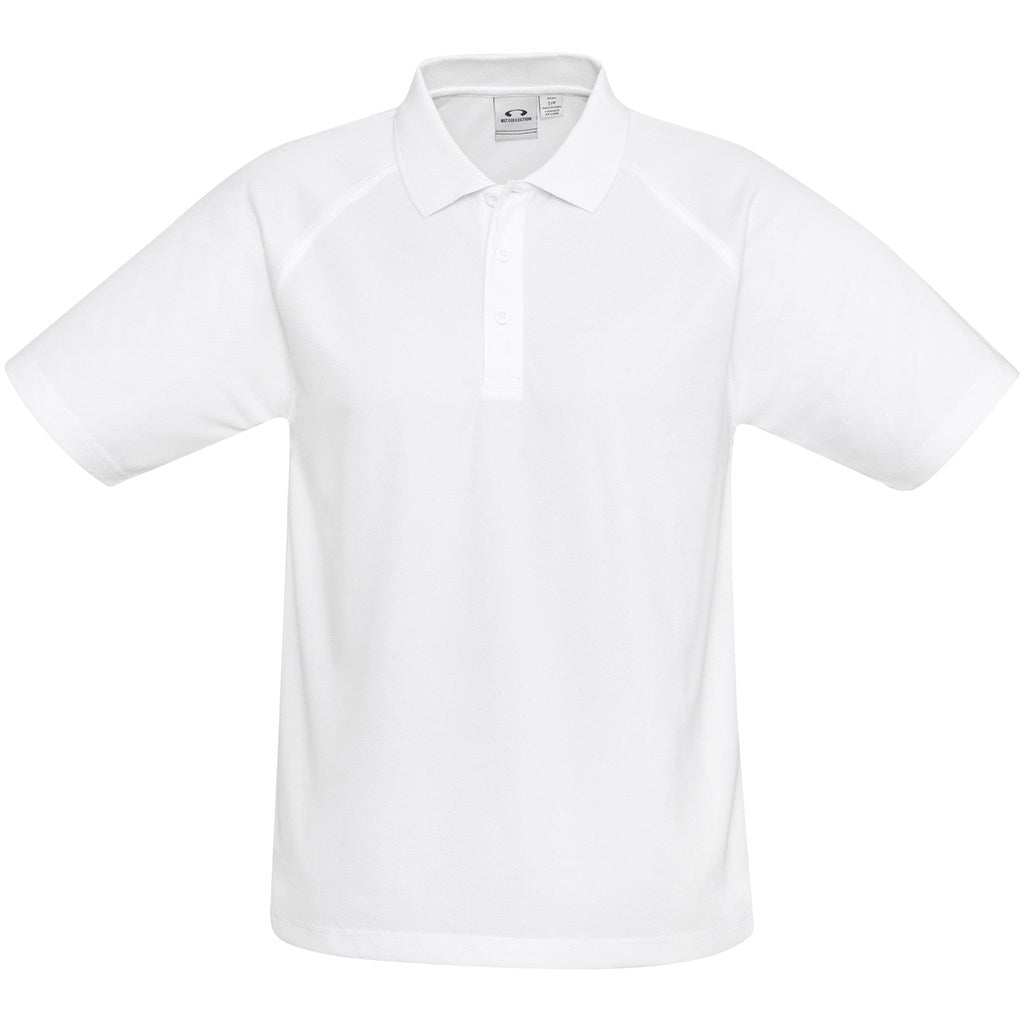 Kids Sprint Golf Shirt - White - Brand your company Logo! Get a quote - Promo Lingo