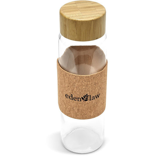 Kooshty Bamboost Glass Water Bottle - Eco - Friendly 700ml - Brand your company Logo! Get a quote - Promo Lingo
