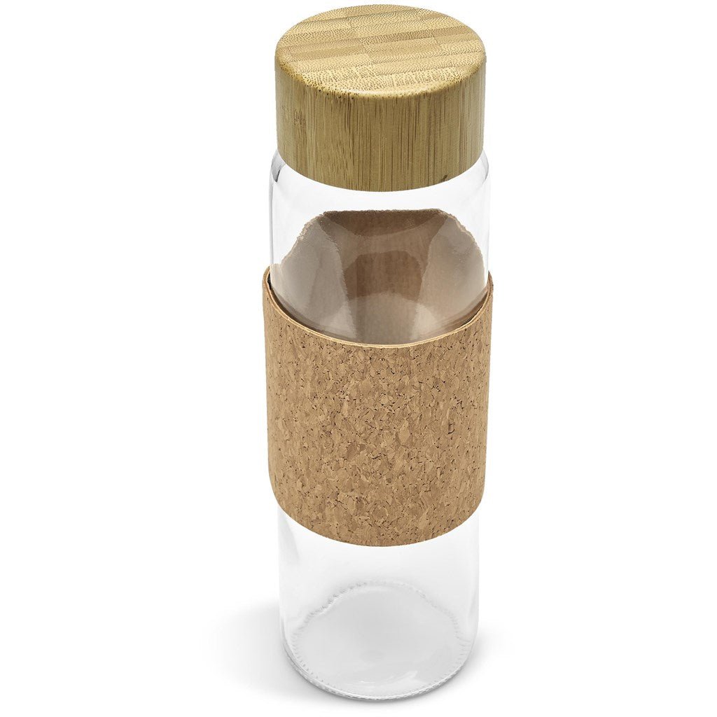 Kooshty Bamboost Glass Water Bottle - Eco - Friendly 700ml - Brand your company Logo! Get a quote - Promo Lingo