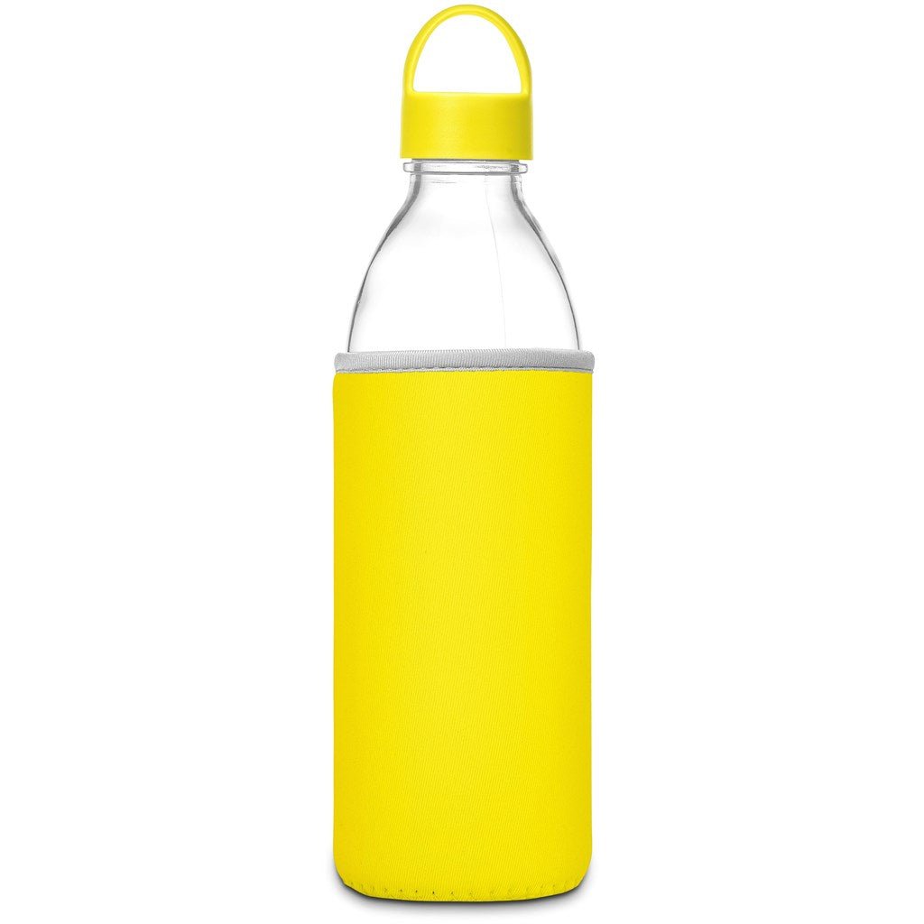 Kooshty Big Swing Neo Glass Water Bottle 850ml Yellow - Brand your company Logo! Get a quote - Promo Lingo