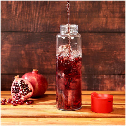 Kooshty Boost Glass Water Bottle - Eco - Friendly 700ml - Brand your company Logo! Get a quote - Promo Lingo