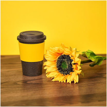 Kooshty Brown Bean Plastic Double - Wall Tumbler 400ml Eco - Friendly - Brand your company Logo! Get a quote - Promo Lingo