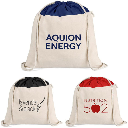 Kooshty Dominica Jumbo Cotton Drawstring Bag for All Gear - Brand your company Logo! Get a quote - Promo Lingo