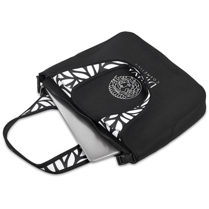 Kooshty Floria Neoprene Laptop Bag with Botanical Print - Brand your company Logo! Get a quote - Promo Lingo