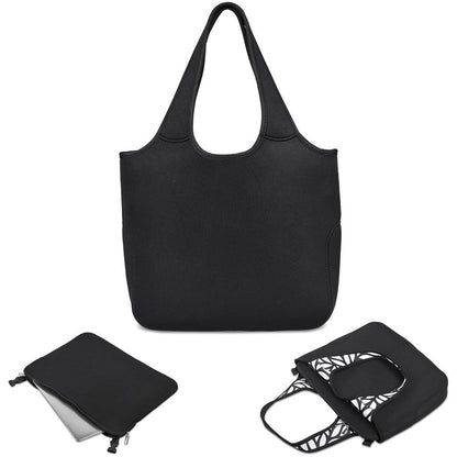 Kooshty Floria Neoprene Laptop Bag with Botanical Print - Brand your company Logo! Get a quote - Promo Lingo