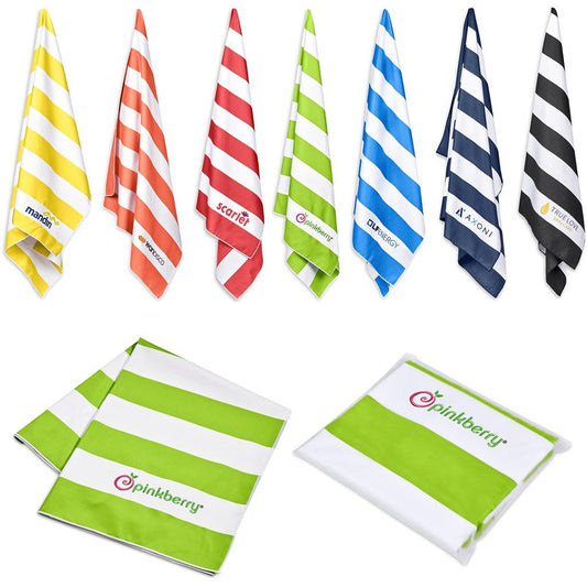Kooshty Kokomo Microfibre Beach Towel - Quick Dry & Soft - Brand your company Logo! Get a quote - Promo Lingo