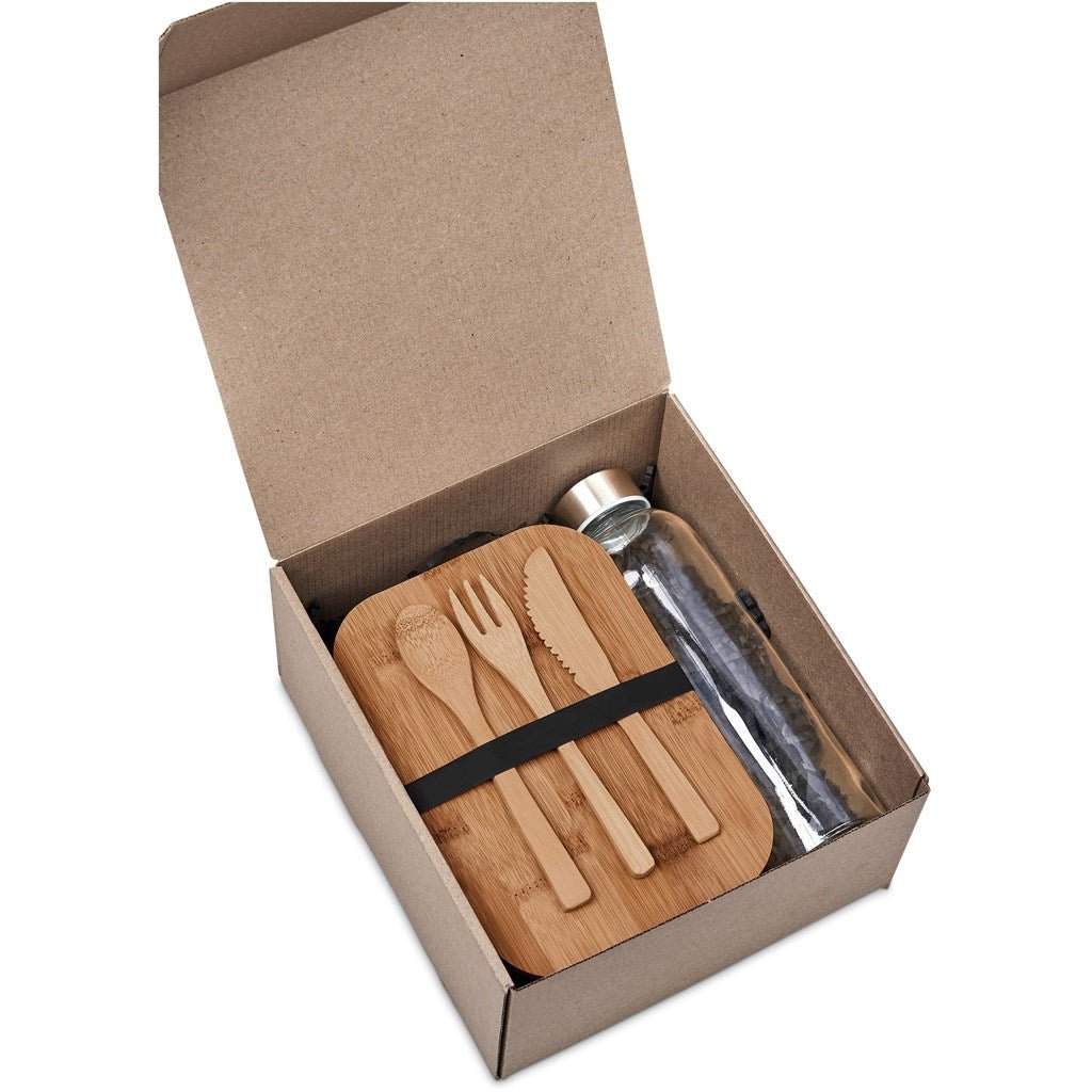 Kooshty Maya Gift Set: Eco - Friendly Lunch and Hydration Set - Brand your company Logo! Get a quote - Promo Lingo