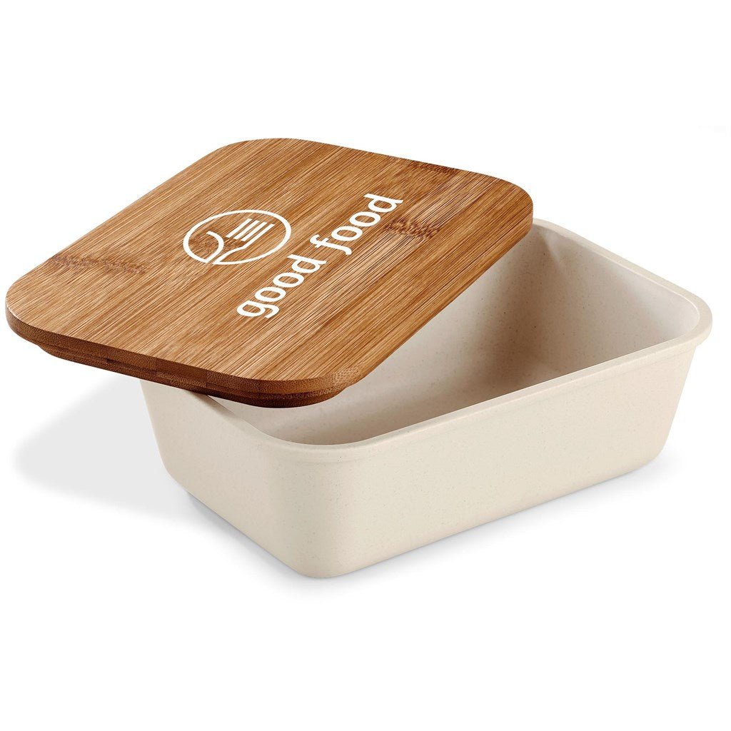 Kooshty Natura Bamboo Fibre Lunch Box for Eco - Friendly Meals - Brand your company Logo! Get a quote - Promo Lingo