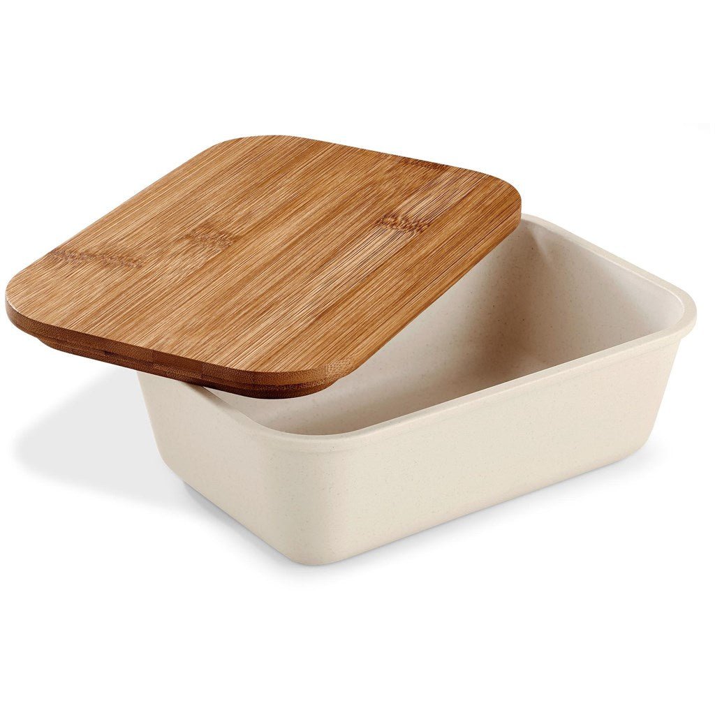 Kooshty Natura Bamboo Fibre Lunch Box for Eco - Friendly Meals - Brand your company Logo! Get a quote - Promo Lingo