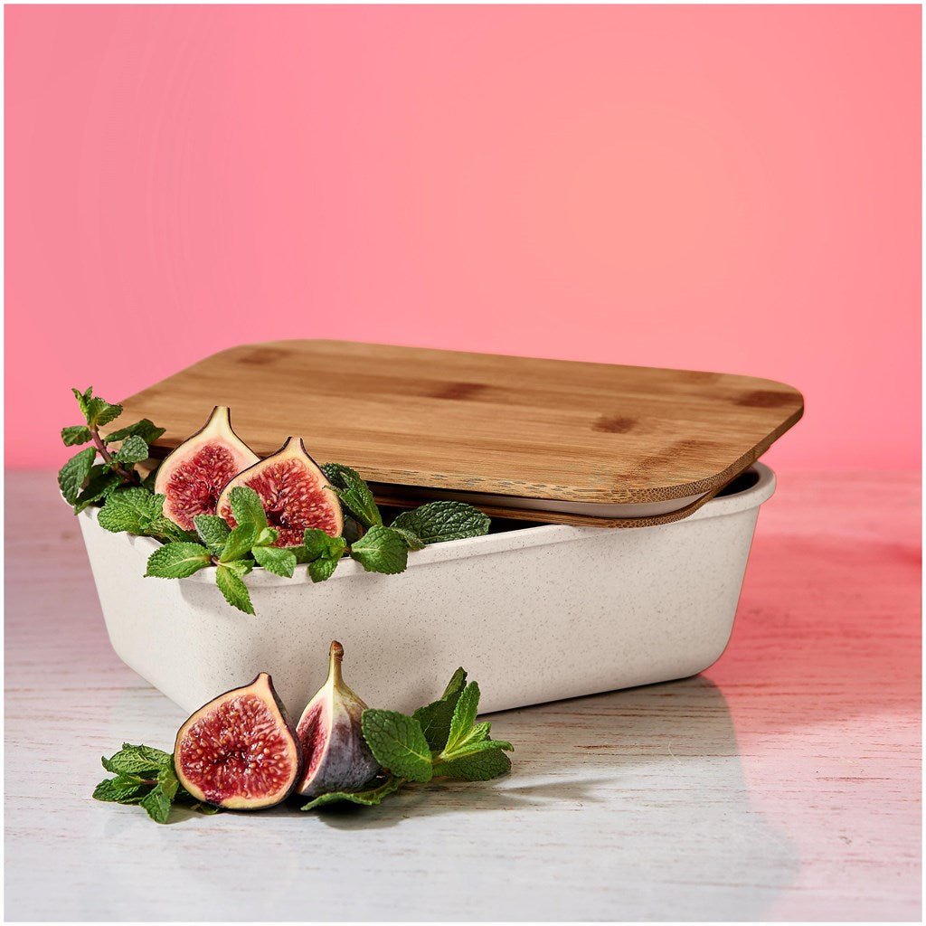 Kooshty Natura Bamboo Fibre Lunch Box for Eco - Friendly Meals - Brand your company Logo! Get a quote - Promo Lingo