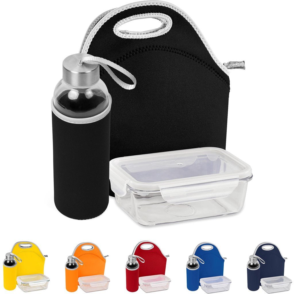 Kooshty Neo Refreshment Kit for Eco - Friendly Meals - Brand your company Logo! Get a quote - Promo Lingo