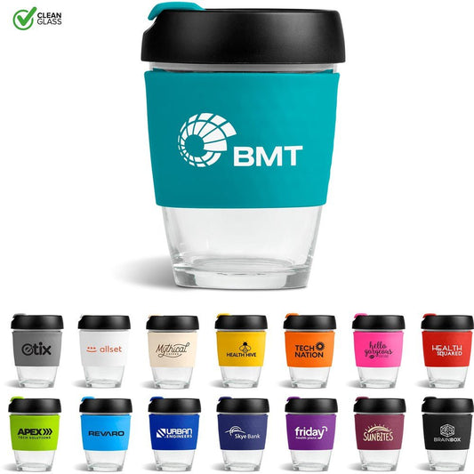Kooshty Samba Glass Kup – 340ml Stylish and Eco - Friendly - Brand your company Logo! Get a quote - Promo Lingo