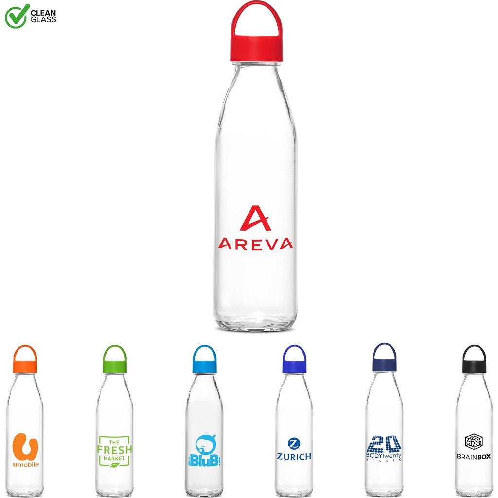 Kooshty Swing Glass Water Bottle - 650ml Eco - Friendly Style - Brand your company Logo! Get a quote - Promo Lingo
