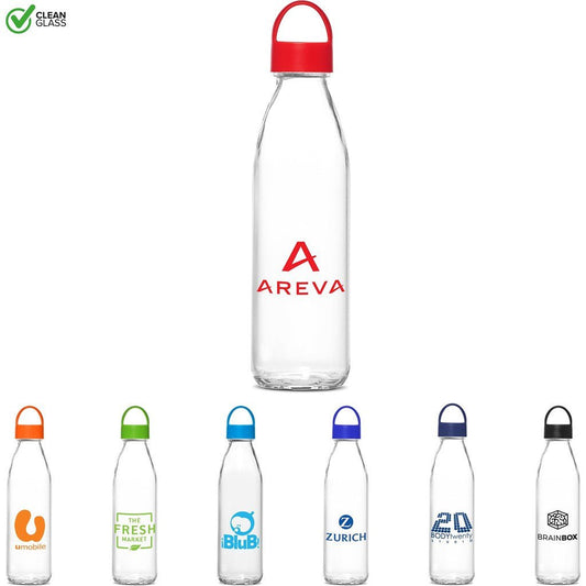 Kooshty Swing Glass Water Bottle - 650ml Eco - Friendly Style - Brand your company Logo! Get a quote - Promo Lingo