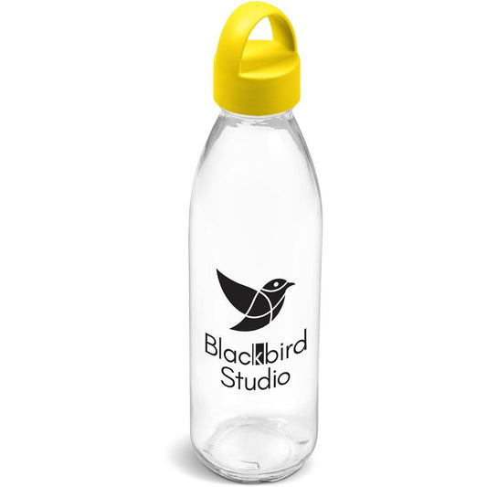 Kooshty Swing Glass Water Bottle - 650ml in Vibrant Yellow - Brand your company Logo! Get a quote - Promo Lingo
