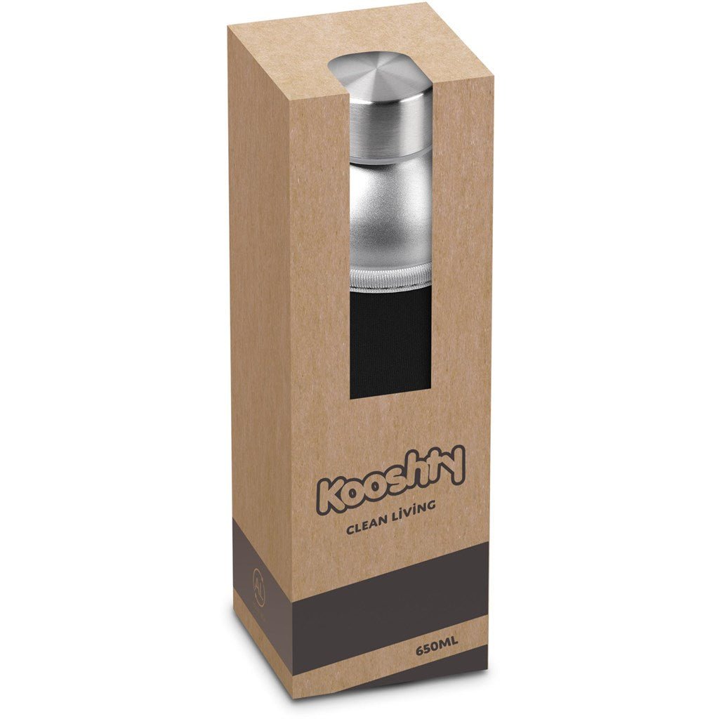 Kooshty Tosla Recycled Aluminium Water Bottle - 650ml Eco Choice - Brand your company Logo! Get a quote - Promo Lingo