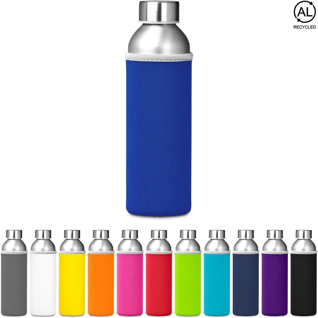 Kooshty Tosla Recycled Aluminium Water Bottle - 650ml Eco Choice - Brand your company Logo! Get a quote - Promo Lingo