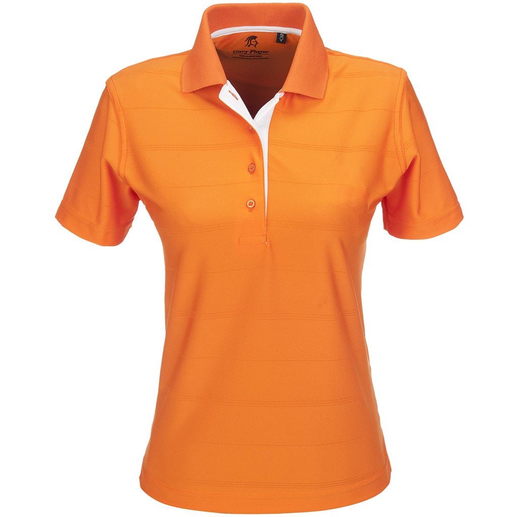 Ladies Admiral Golf Shirt - Orange - Brand your company Logo! Get a quote - Promo Lingo