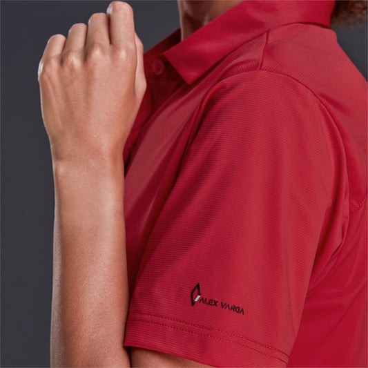 Ladies Alex Varga Lucca Golf Shirt - Luxury Performance Wear - Brand your company Logo! Get a quote - Promo Lingo