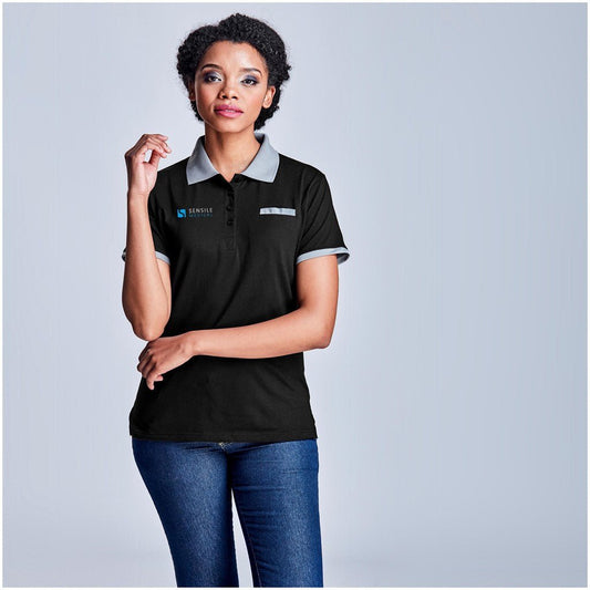Ladies Caliber Golf Shirt - Brand your company Logo! Get a quote - Promo Lingo