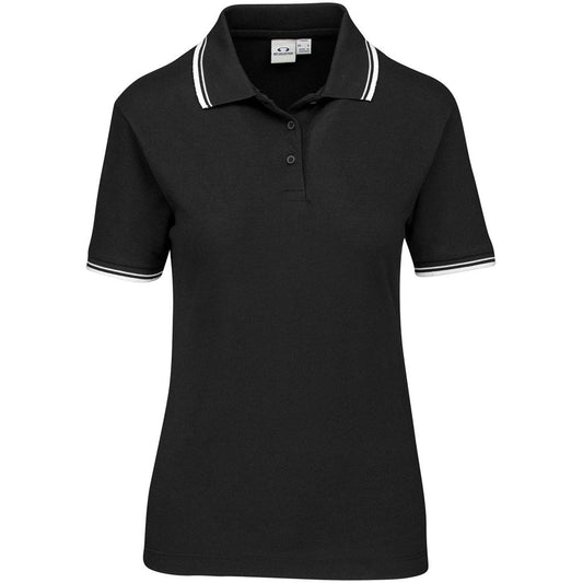 Ladies Cambridge Golf Shirt - Black - Brand your company Logo! Get a quote - Promo Lingo