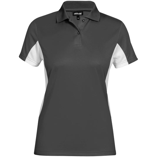 Ladies Championship Golf Shirt - Grey - Brand your company Logo! Get a quote - Promo Lingo
