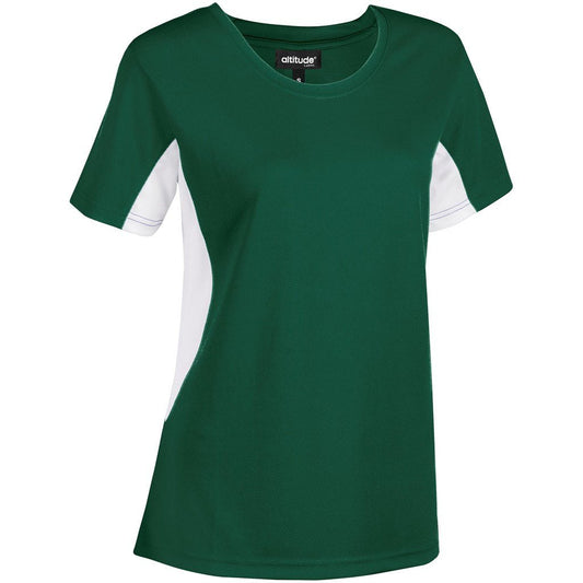 Ladies Championship T-Shirt - Dark Green - Brand your company Logo! Get a quote - Promo Lingo