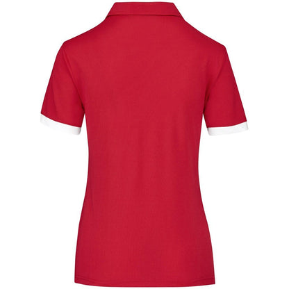 Ladies Contest Golf Shirt - Red for Stylish Performance - Brand your company Logo! Get a quote - Promo Lingo