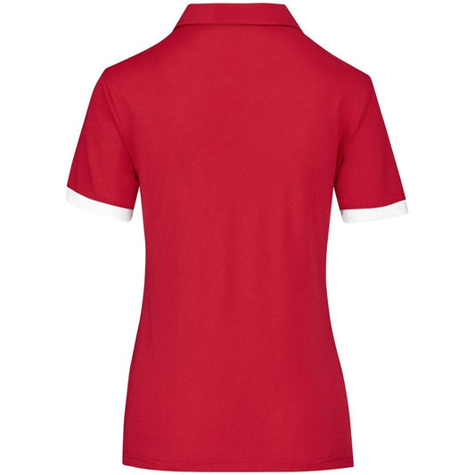 Ladies Contest Golf Shirt - Red for Stylish Performance - Brand your company Logo! Get a quote - Promo Lingo