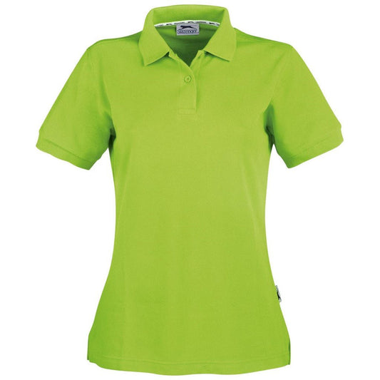 Ladies Crest Golf Shirt - Green - Brand your company Logo! Get a quote - Promo Lingo