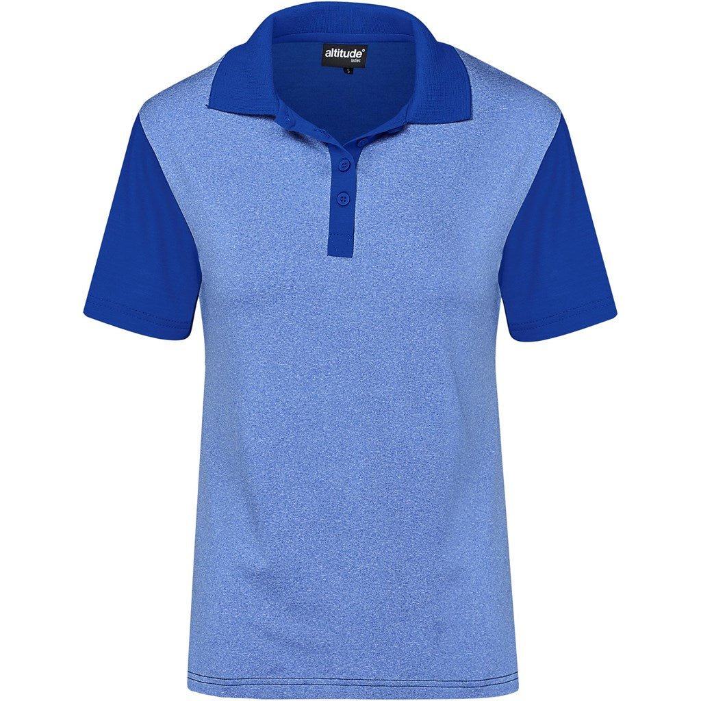Ladies Crossfire Golf Shirt - Blue - Brand your company Logo! Get a quote - Promo Lingo