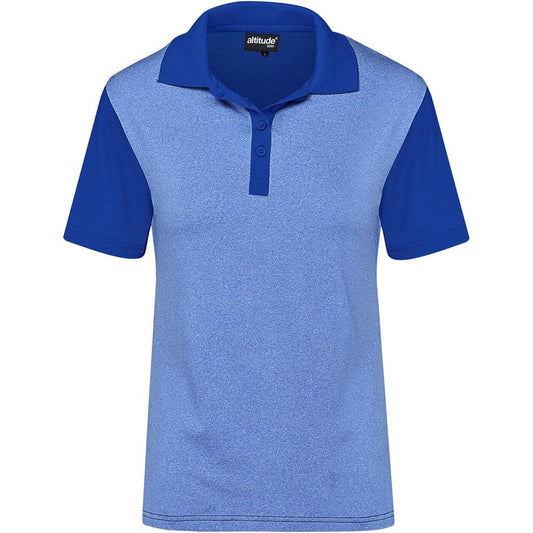 Ladies Crossfire Golf Shirt - Blue - Brand your company Logo! Get a quote - Promo Lingo