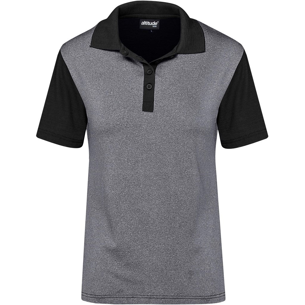 Ladies Crossfire Golf Shirt - Grey - Brand your company Logo! Get a quote - Promo Lingo