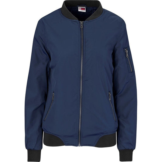 Ladies Crusader Bomber Jacket - Navy - Brand your company Logo! Get a quote - Promo Lingo