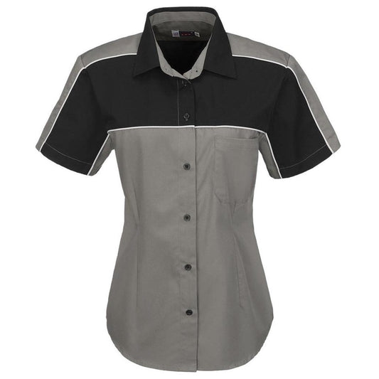 Ladies Daytona Pitt Shirt - Grey - Brand your company Logo! Get a quote - Promo Lingo