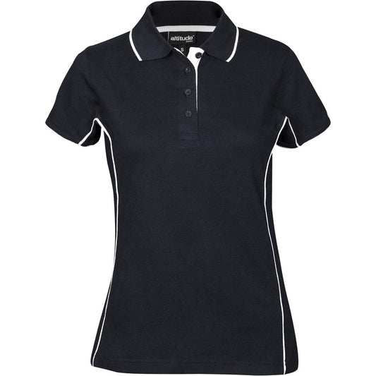 Ladies Denver Golf Shirt - Navy - Brand your company Logo! Get a quote - Promo Lingo