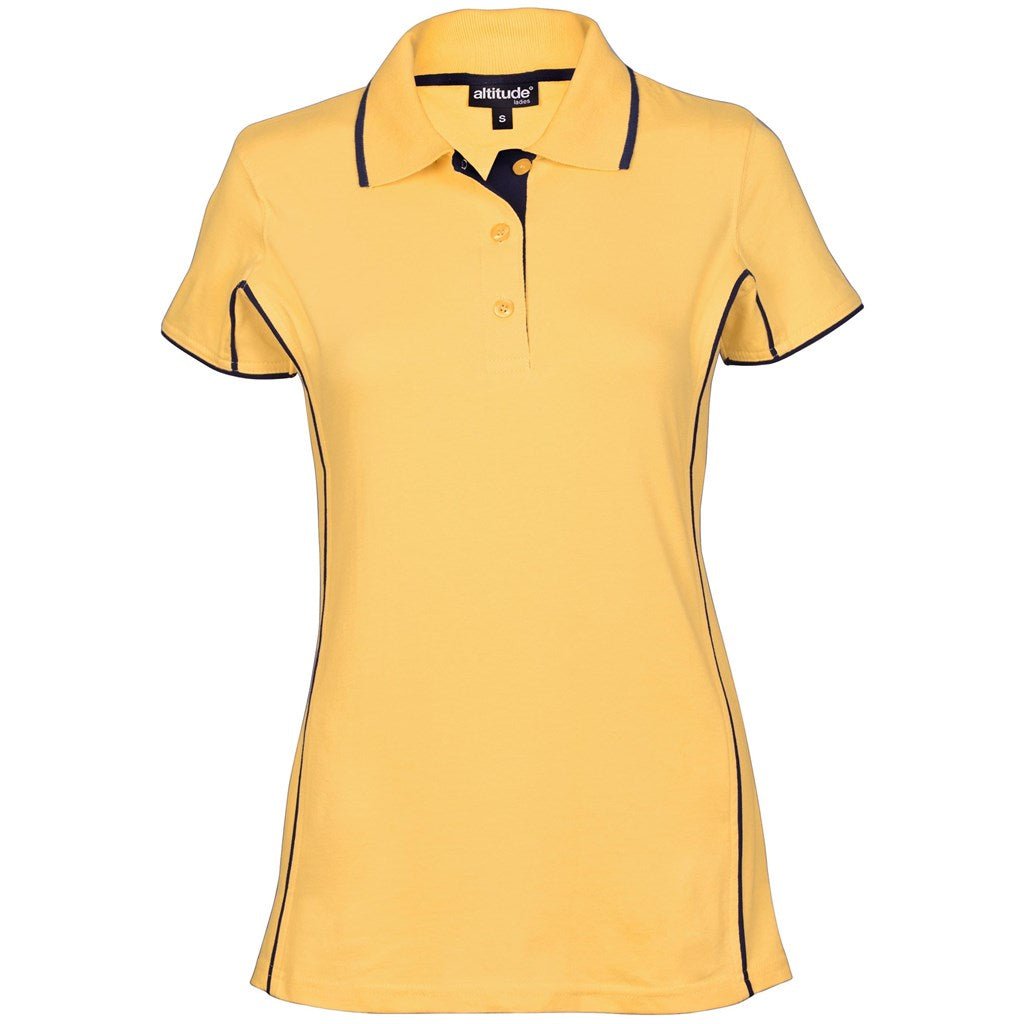 Ladies Denver Golf Shirt - Yellow - Brand your company Logo! Get a quote - Promo Lingo