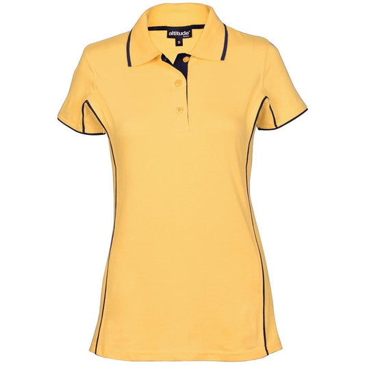 Ladies Denver Golf Shirt - Yellow - Brand your company Logo! Get a quote - Promo Lingo