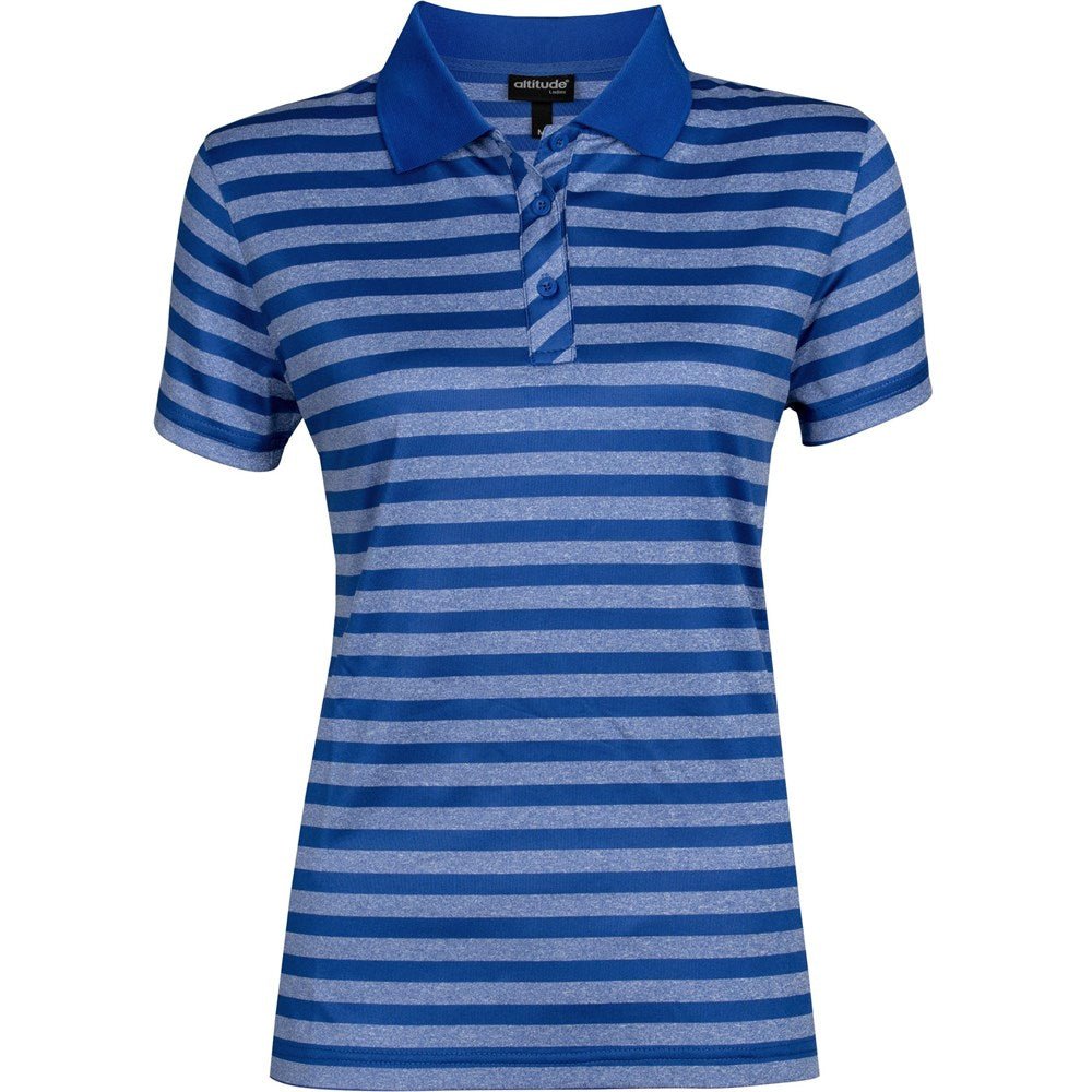 Ladies Drifter Golf Shirt - Blue - Brand your company Logo! Get a quote - Promo Lingo