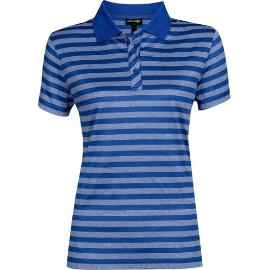 Ladies Drifter Golf Shirt - Blue - Brand your company Logo! Get a quote - Promo Lingo