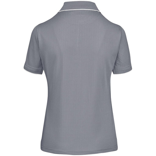 Ladies Elite Golf Shirt - Grey - Brand your company Logo! Get a quote - Promo Lingo