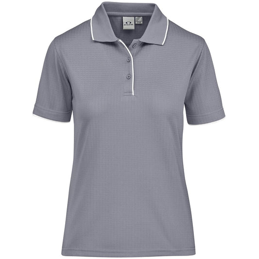 Ladies Elite Golf Shirt - Grey - Brand your company Logo! Get a quote - Promo Lingo