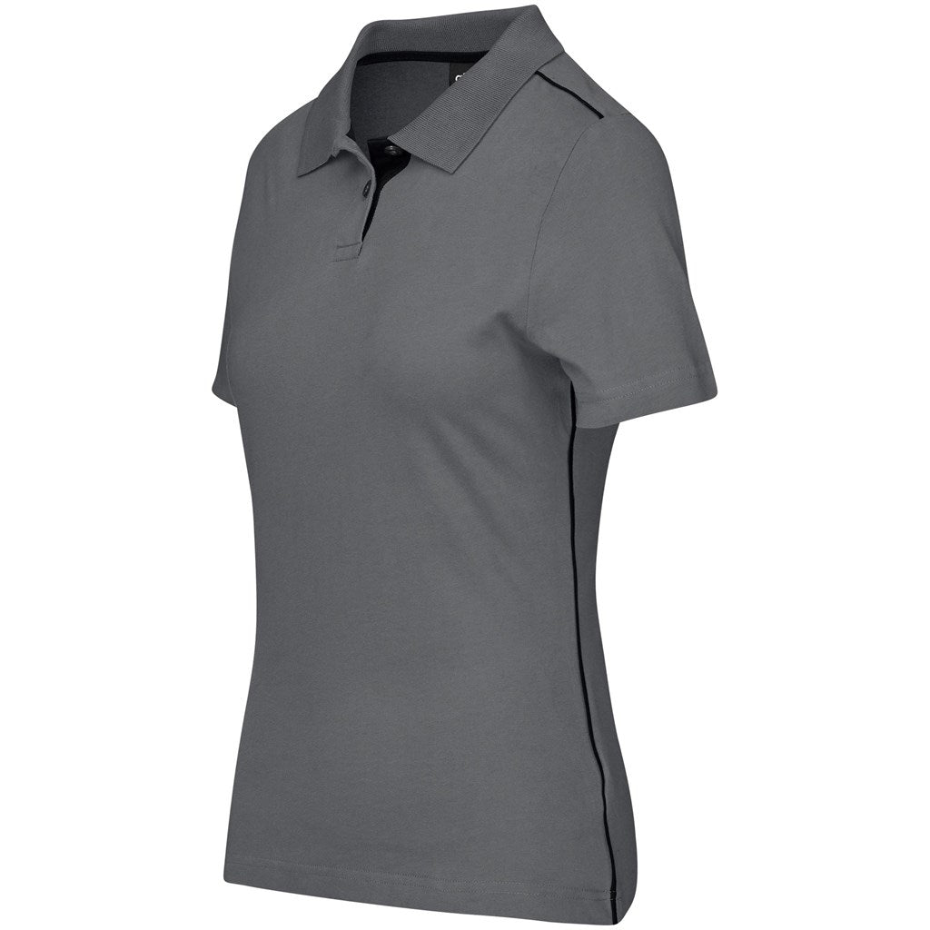Ladies Galway Golf Shirt - Grey - Brand your company Logo! Get a quote - Promo Lingo