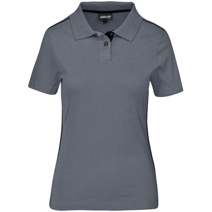 Ladies Galway Golf Shirt - Grey - Brand your company Logo! Get a quote - Promo Lingo
