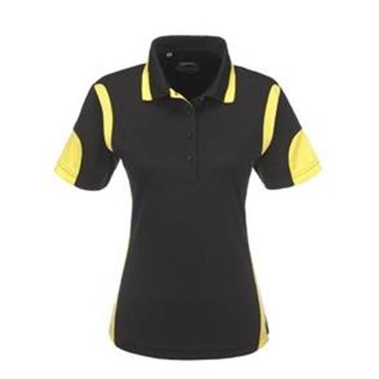 Ladies Genesis Golf Shirt - Yellow for Stylish Comfort - Brand your company Logo! Get a quote - Promo Lingo